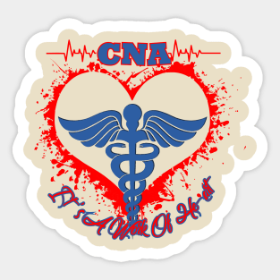 CNA It's A Work Of Heart Sticker